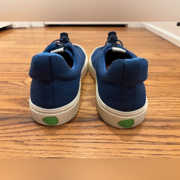 Cariuma IBI Low Cut Performance Sneakers M 9.5/W 10.5 Blue knit Canvass - Picture 7 of 9